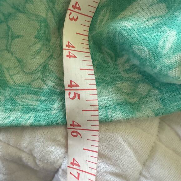 LULAROE Womens Sweater Large Blue Sarah Open Cardigan Duster Floral Soft Knit - Picture 12 of 14